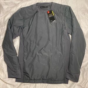 Under Amour Gray Storm Cold Gear Pullover Jacket Fitted Sz Small SAMPLE Design